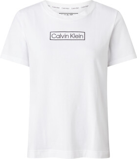 Dámské tričko Lounge T-Shirt Reimagined Heritage S/S CREW NECK 000QS6798E100 bílá Calvin Klein