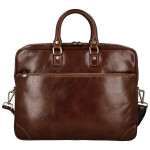 Luxusní kožená business taška Benedikt, hnědá