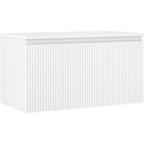 MEXEN/S - Rivel koupelnová skříňka pod umyvadlo 90 cm s deskou, 1 šuplík, reliéf , bílá mat 91A20-09047-1-BFC01