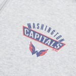 Pánská mikina Washington Capitals NHL adidas 2021 22 Authentic Apparel Full-Zip Hoodie Velikost: S