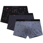Pánské boxerky 3 pack 050 mix - Atlantic vícebarevná XL