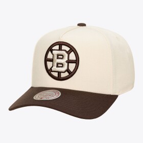Mitchell & Ness Pánská kšiltovka Boston Bruins NHL Brown and Cream Pro Snapback