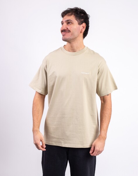 Tričko Carhartt WIP S/S Script Embroidery T-Shirt Barchan/White