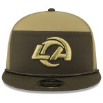 New Era Pánská kšiltovka Los Angeles Rams NFL 2025 Salute to Service 9FIFTY Split Panel Trucker Snapback