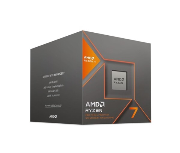 CPU AMD RYZEN 7 8700G, 8-core, až 5.1GHz, 24MB cache, 65W, AMD Radeon 780M Graphics, socket AM5, BOX EDF_232711