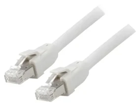 Equip Cat8.1 šedá / Patch kabel / S/FTP / 2x RJ-45 / 0,5 m / 40GBase-T / LSZH (608017)