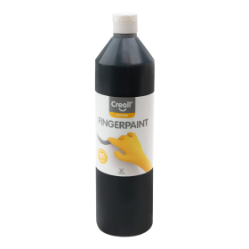 Prstová barva HAPPY INGREDIENTS, černá 750 ml