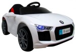 Mamido Elektrické autíčko Cabrio B4 eko-kůže bílé