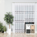 Žakárová záclona DEMETRIA