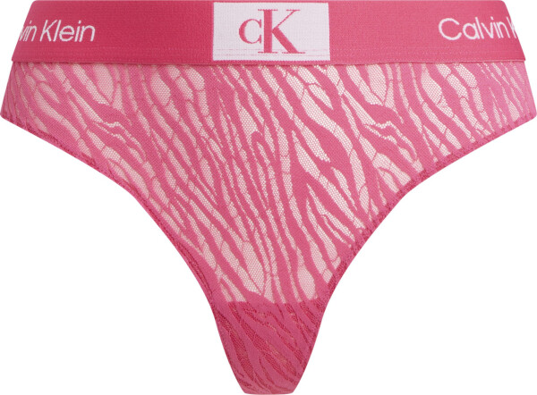 Dámské tanga tm. růžové Calvin Klein