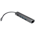 Manhattan USB 2.0 adaptér [1x USB-C® zástrčka - 1x zástrčka DisplayPort] USB-C auf DisplayPort-Kabel Stecker/Stecker 4K@