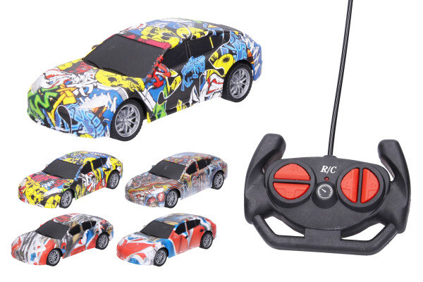 Auto s graffiti RC na dálkové ovládání 18 cm