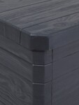 TOOMAX WOODYS zahradní plastový úložný box 90 L - grafit