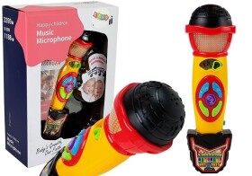 Mamido Dětský mikrofon s karaoke žlutočerný