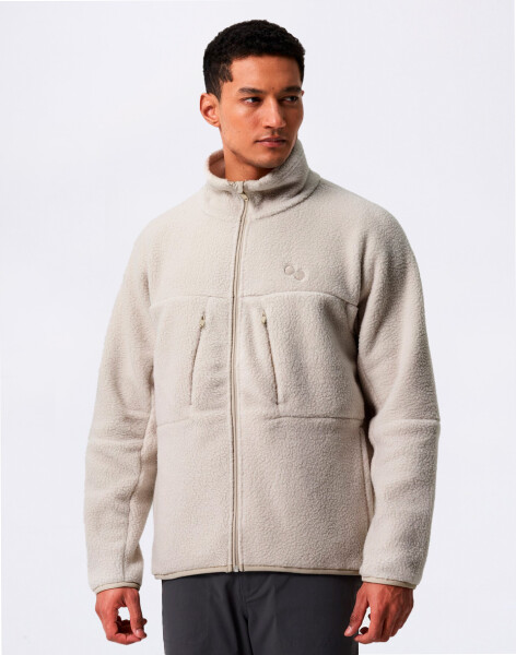 Pinqponq Fleece Jacket Cliff Beige XL