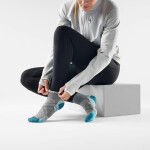 Dámské merino turistické ponožky SMARTWOOL Women's Hike Targeted Cushion Ankle Sock, Medium Gray velikost: 34-37 (S)
