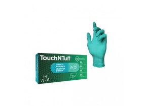 ANSELL TOUCHNTUFF® 92-600 rukavice nitrilové nepudrované 100ks Barva: Zelená, Velikost rukavic: 8,5 - 9 F12033004