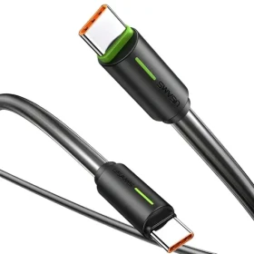 USAMS SJ734 černá / Datový kabel / USB-C - USB-C / PD 60W / 1 m (SJ734USB01)