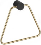 MEXEN - Aron držák ručníků, černá/zlatá 7088132-57