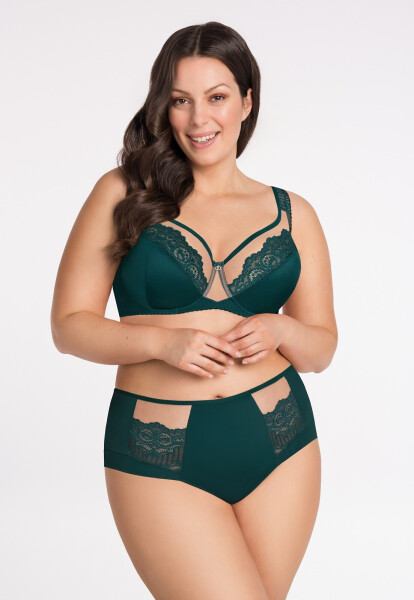 Měkká dámská podprsenka soft Gorsenia K 441 Luisse Green zelená 65H