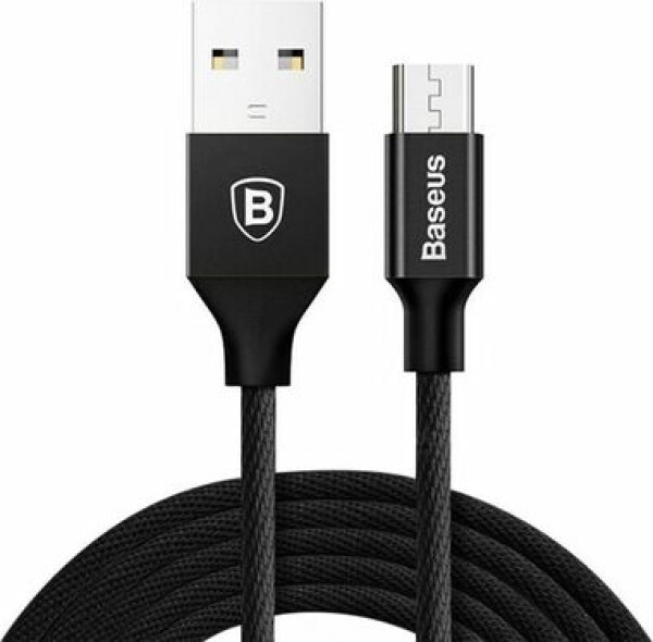 Baseus CAMYW-B01 Micro USB Yiven Cable 2A, 1,5m, černý