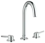 Grohe Concetto - Umyvadlová baterie s výpustí 3-otvorová instalace chrom (20216001)