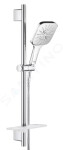 GROHE - Rainshower SmartActive Cube Sada sprchové hlavice 130 6,8 l/min, 3 proudy, tyče 600 mm a hadice, chrom 26585000