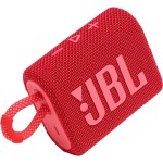 JBL GO 3 červená / Přenosný reproduktor / Bluetooth / výdrž 5 hodin / IPX7 (JBL GO3RED)