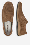 Polobotky Rieker 05277-64 Přírodní kůže (useň) - Nubuk