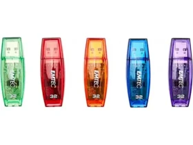 EMTEC C410 USB 2.0 32GB / 80x flash disk / čtení: 15MBs / zápis: 5MBs (ECMMD32GC410JAR80)