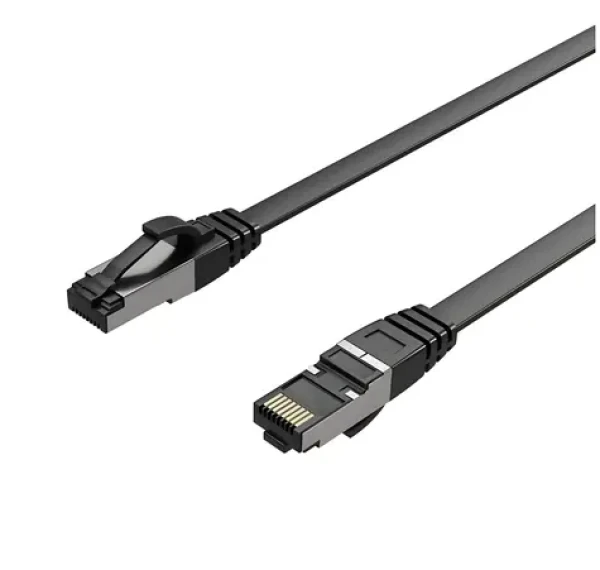 Sconn Flexline černá / Patch kabel / Cat.8.1 / U/FTP / Plochý / 0,25 m (FL31-43005)