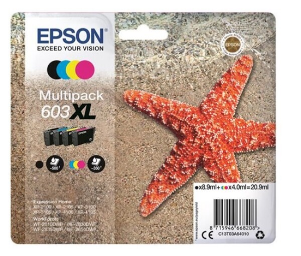 EPSON ink Multipack "Hvězdice" 4-colours 603XL Ink EDF_1092123