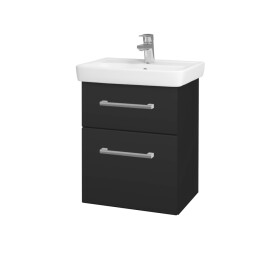 Dřevojas - Umyvadlová skříňka GO SZZ2 50 - N03 Graphite / Úchytka T03 / N03 Graphite 204570C