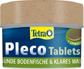 Tetra Pleco Tablets 58 tbl. / Krmivo pro ryby / tablety / se spirulinou / pro býložravé ryby (A1-189201)