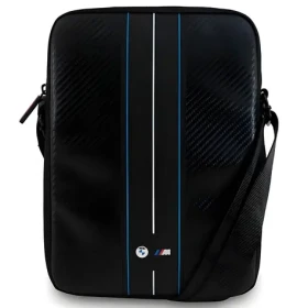 BMW Taška Carbon Blue Stripes 8" černá / Taška (BMW000834)