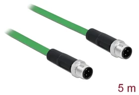 Delock 85920 / Síťový kabel / M12 5 m / 4 pin / kódování D / (M) - (M) / TPU (85920)