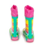 Dívčí holínky gumové - potisk rainbow, Pidilidi, PL0051-01, holka - 24