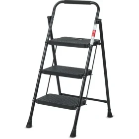 Lamart Eurostep Schůdky 3 stupně 150kg černá / ocel (8590669373543)