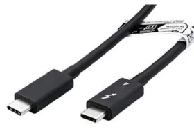 Roline Thunderbolt 4 kabel USB-C černý 1 m / Kabel USB-C / 40 Gbps / PD 100 W (7630049629011)
