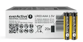 EverActive Industrial Alkaline baterie AAA (LR03) 40ks (EVLR03S2IK)