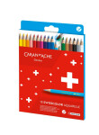 Caran D'ache Swisscolor akvarelové pastelky 18 barev, kartonová