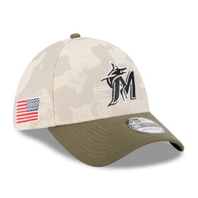 New Era Pánská kšiltovka Miami Marlins MLB 2025 Armed Forces 39THIRTY Flex Velikost: L/XL