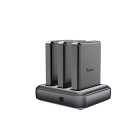 BMX SolidSafe™ nabíjecí stanice se 3 sloty pro powebanky SolidSafe 5K 10K černá (BMX-C986-3B-BL-B)