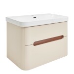 Koupelnová skříňka s umyvadlem SAT Fusion 77,5x53x45 cm pískově béžová mat SATFUSION280BEU SATFUSION280BEU