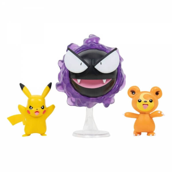 Pokémon akční figurky Pikachu, Gastly, Teddiursa 5 - 8 cm