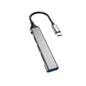 Dudao HUB A16T 4v1 / USB-C / 4x USB-A / 6.3 cm / černá (134924)