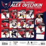 JF Turner Kalendář Washington Capitals Alexander Ovechkin #8 2023 Wall Calendar