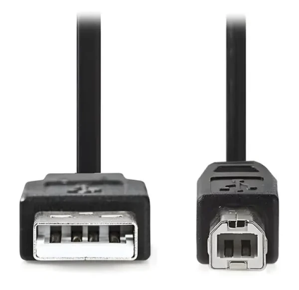 NEDIS USB 2.0 kabel A-B černá / Kabel USB / K tiskárně / 3 m (CCGB60100BK30)