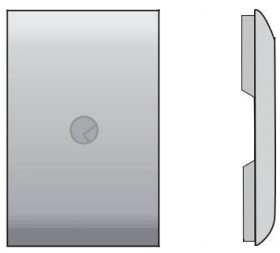 Italiana Ferramenta IF Libra krytka široká Libra H1/H2/H3 plast šedá barva: bílá (134963)