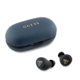 Guess PU Grained ENC TWS Bezdrátová Sluchátka Blue (57983122338)